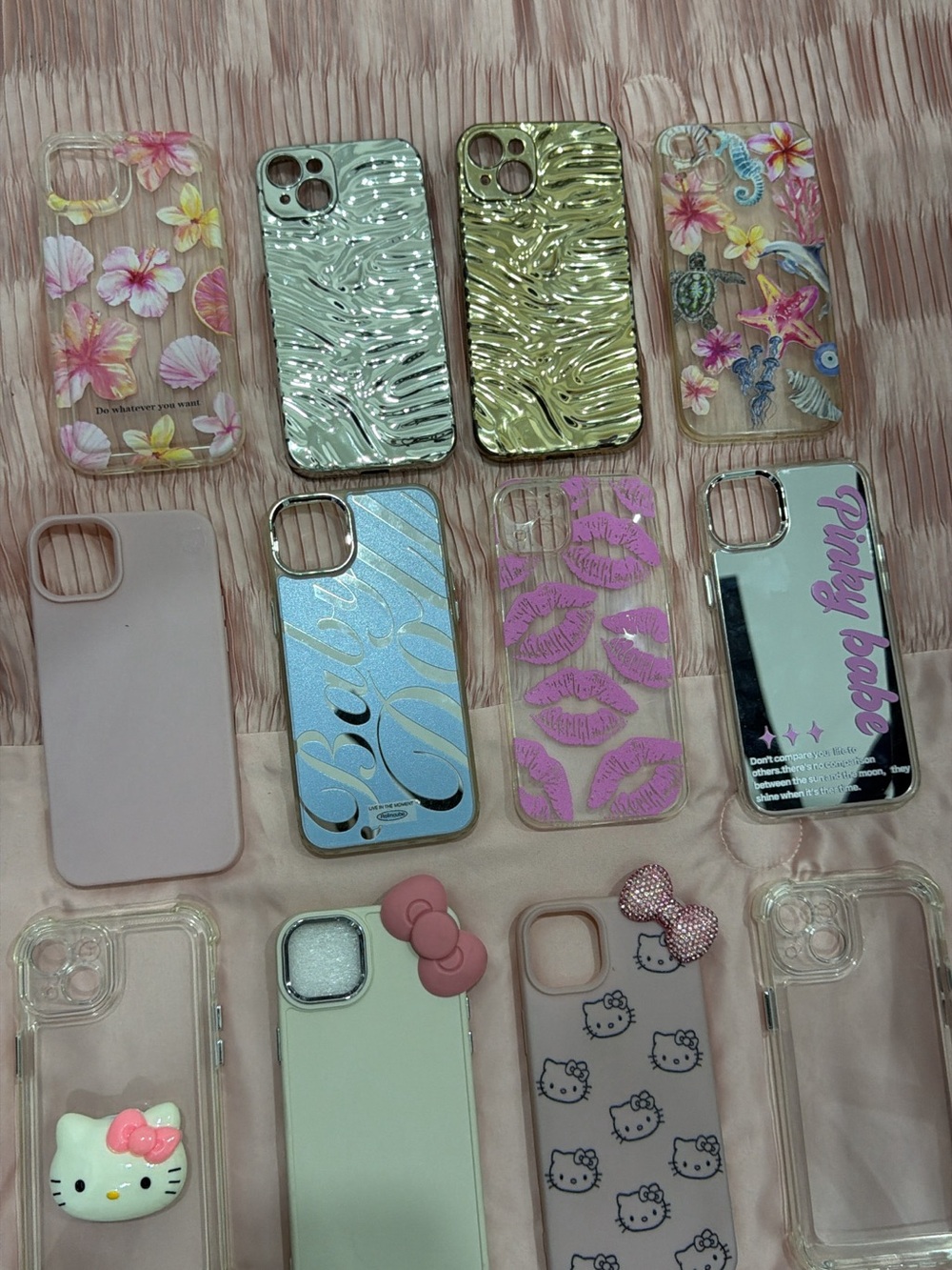 Assorted Decorative iPhone 15 plus phone cases